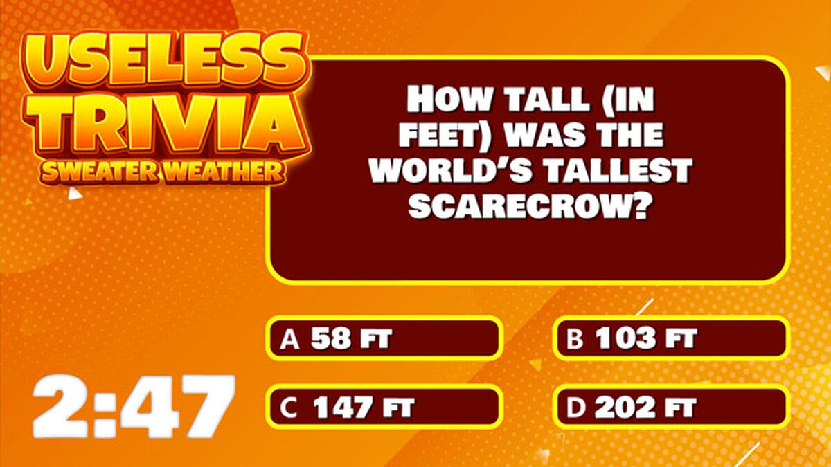 Useless Trivia Sweater Weather Countdown image number null